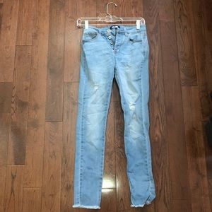 Light blue wash jeans